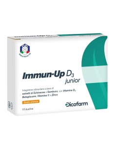 Immun-Up D3 Junior Integratore Vitamine Bambini 10 Bustine